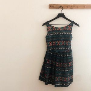 Xhilaration Crochet Lace Skater Dress